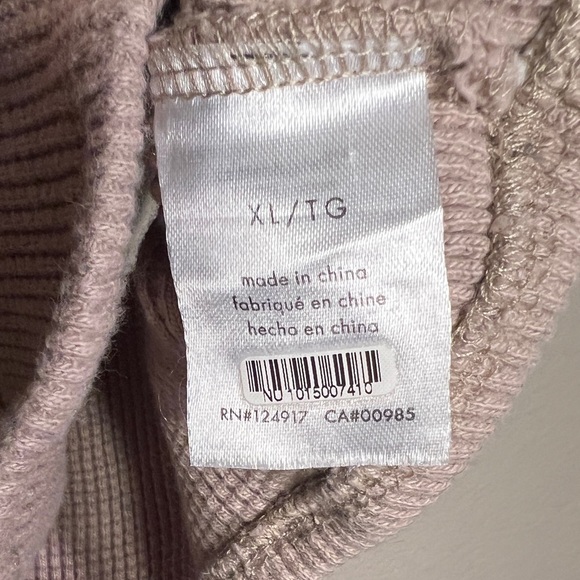 Onia By ANTHROPOLOGIE | Waffle Knit Bralette Bra Crop Women’s Taupe Tan Cream - Picture 9 of 16